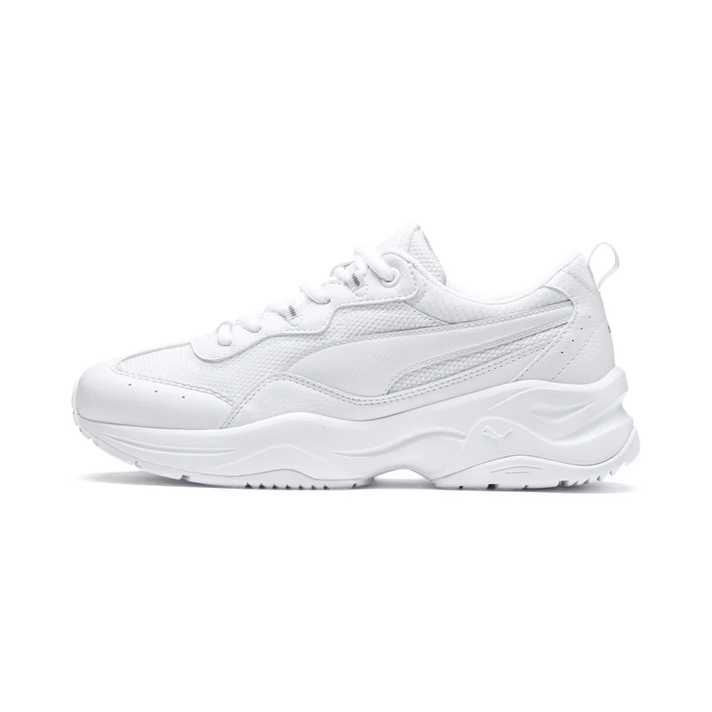 PUMA Women's Cilia Trainers , White Gray Violet Silver, 8.5 UK