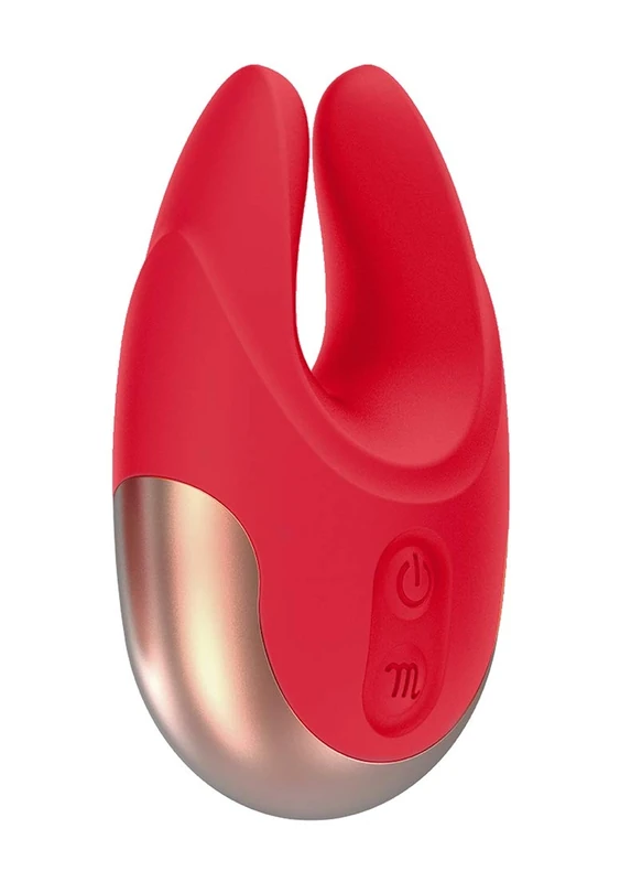 Shots Dual Motor Clitoral Stimulator, Lavish, Red