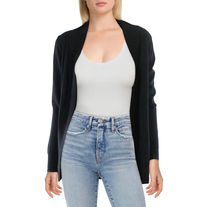 Anne Klein Women's Long Cardigan Sweater, Anne Black, L