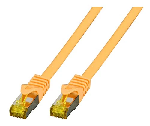 EFB-Elektronik RJ45 Patch Cable S/FTP, Cat.6A, LSZH, Cat.7 Raw Cable, 20 m, Yellow