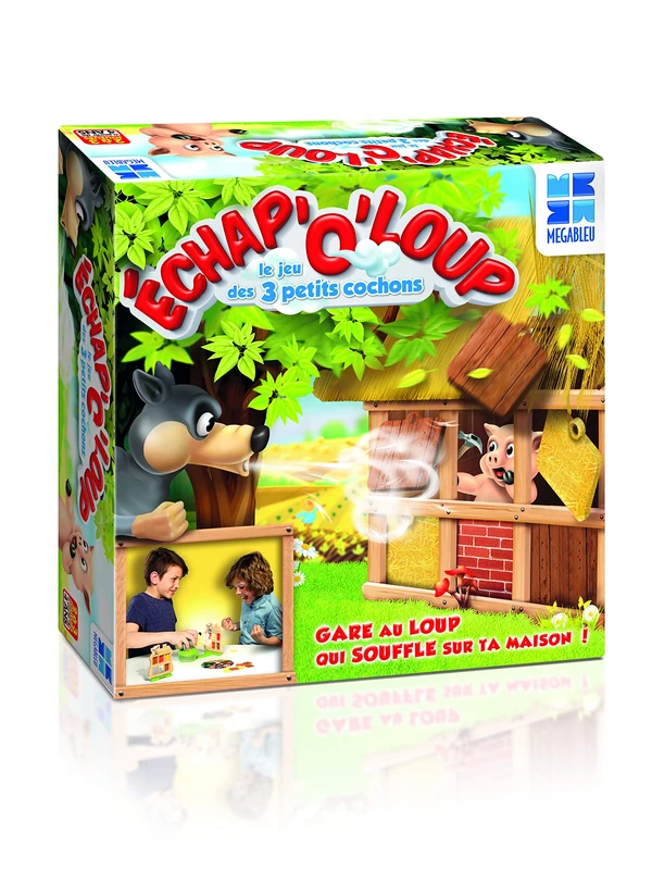 Megableu - ECHAP O Wolf, The Game of 3 Little Pigs - 678004, Multicolour