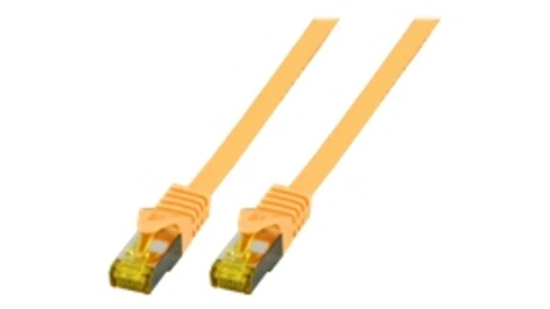 EFB-Elektronik RJ45 Patch Cable S/FTP, Cat.6A, LSZH, Cat.7 Raw Cable, 30 m, Yellow
