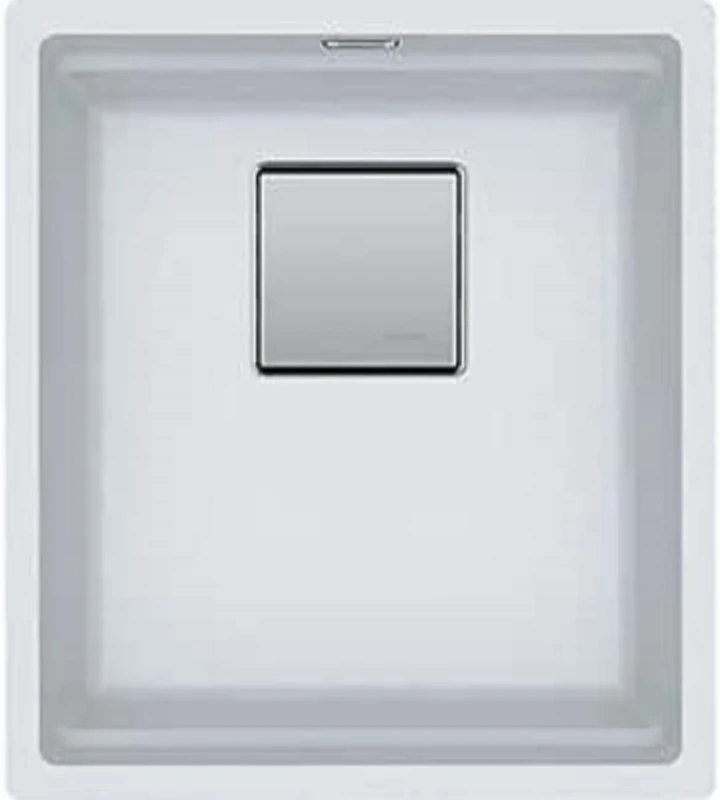 Franke Kubus 2 KNG 110-37 Undermount Sink Rectangular Fragranite White 1 Bowl Rectangular