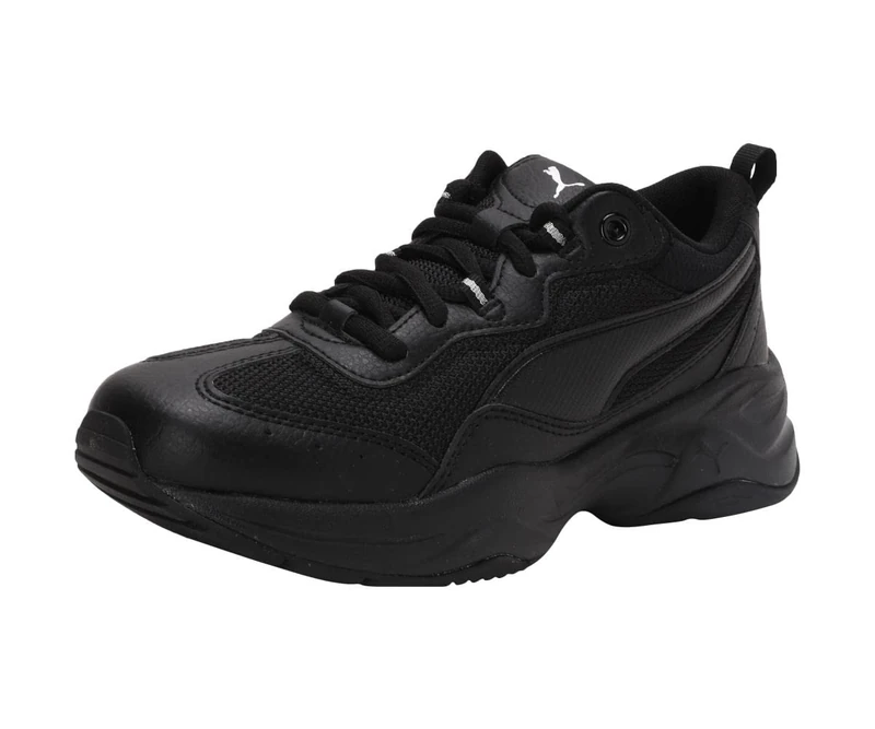PUMA Women's Cilia Trainers , Black Silver Peach Bud, 5.5 UK - Image 1