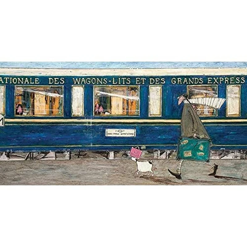 Sam Toft (Orient Express Ooh La 30 x 60cm Canvas Print - Image 1