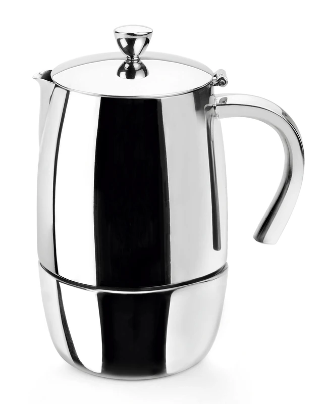 LACOR Luxe 18/10 Stainless Steel 10 cups Coffee Pot, Suitable for Induction Cookers, Dishwasher-safe