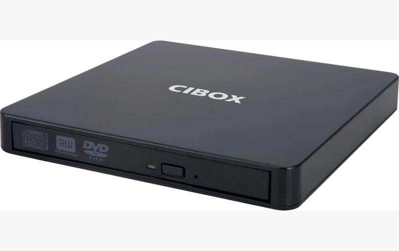 Cibox DVR00013 External DVD Writer for PC/Mac Black