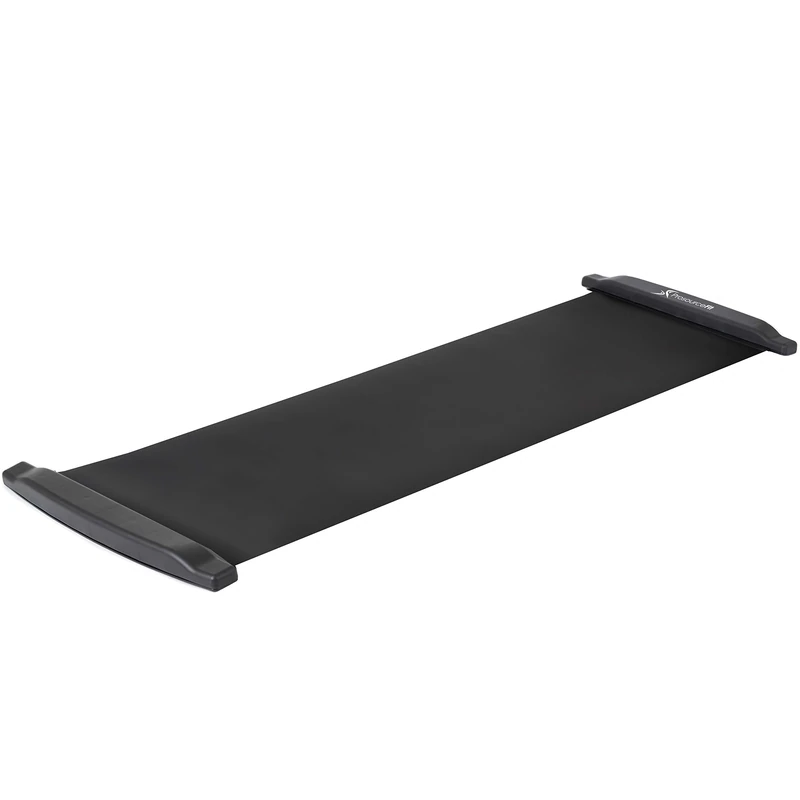 ProsourceFit Slide Board Mat for Exercise 6’ with End Stops, Booties & Carrying Bag for Low-Impact Indoor Home Workouts and Sports Training - Image 1