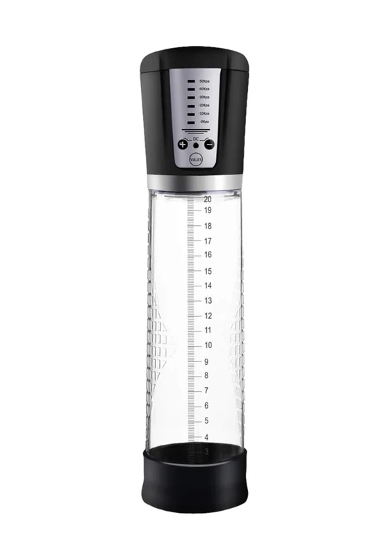 Shots Pumped PMP013TRA Premium Rechargeable Automatic Pump - Transparent