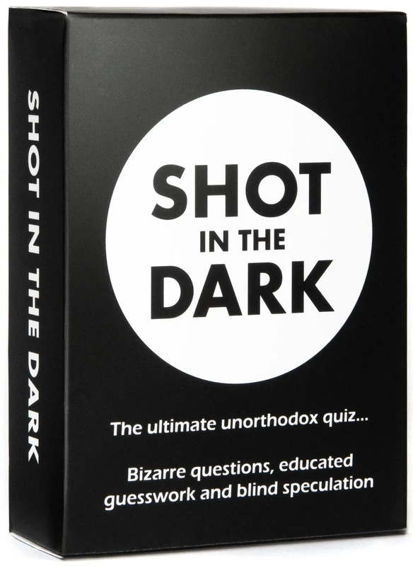Shot in the Dark: The Ultimate Unorthodox Quiz Game | 2+ players | Adults, Teens, Kids & Families