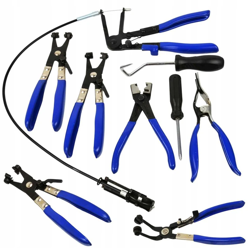 Geko G01655 Hose Clamp Pliers Set Assortment, Orange