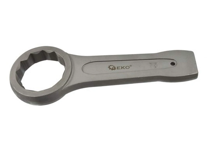 Geko G16075 Ring Slogging Spanner 75 mm, Grey