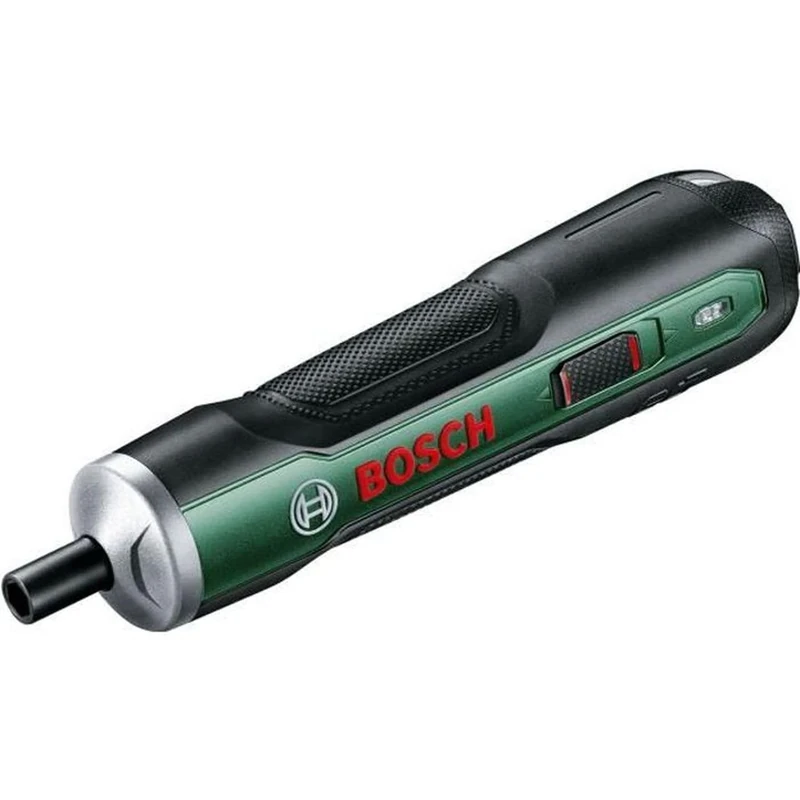 Bosch - PushDrive ergonomic cordless screwdriver (built-in 3.6V - 1.5Ah battery, Micro USB charging, delivered with 32 screwdrivers and storage box) - Image 1
