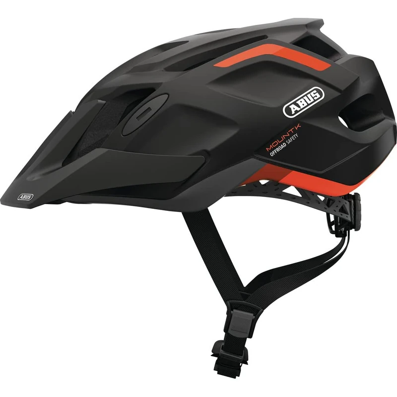 ABUS MountK Mountain Bike Helmet - Entry Level Bicycle Helmet for Off-road Use - for Women and Men - Orange, Size L