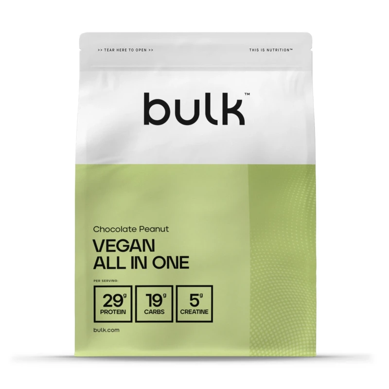 Bulk Vegan All in One Protein Powder, Chocolate Peanut, 2.5 kg