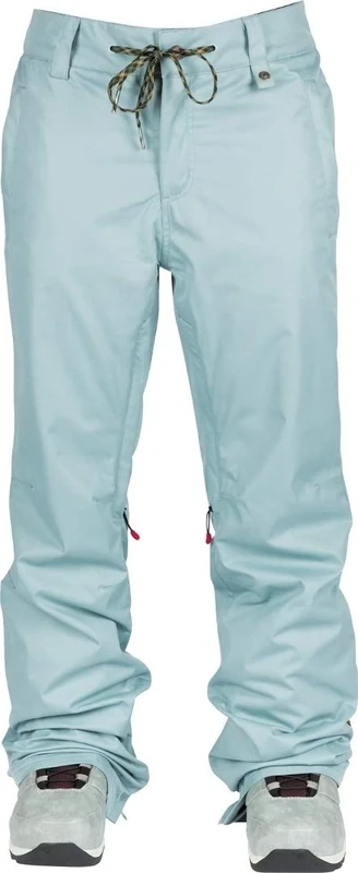 Nitro Snowboards Women's Whistler 19 Snowboard Trousers, Women's Ski Trousers, Boyfriend Fit, Warm, Water-Repellent, Breathable, Fully Taped Seams Outerwear, Glacier, S