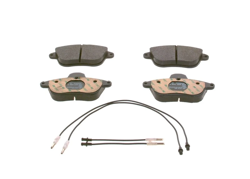 Bosch BP1947 - Brake Pads Car Front Axle - Bosch Quality - Reduced Noise and Dust - ECE-R90 Certified - Copper-Free - 1 Set of 4 Pads
