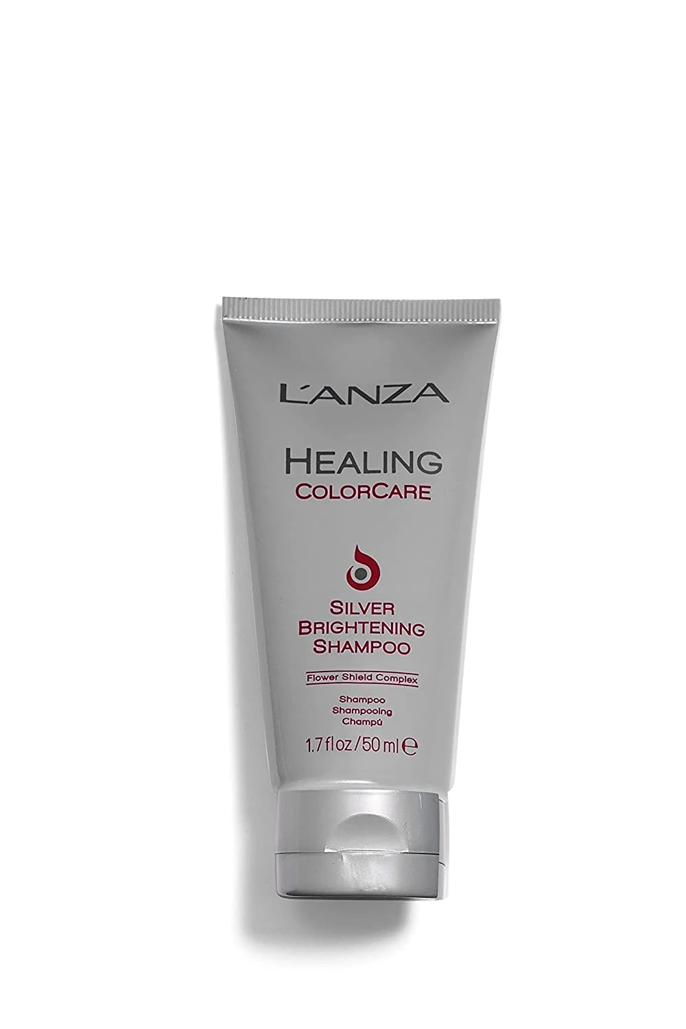 L’ANZA Healing ColorCare Silver Brightening Shampoo, for Silver, Gray, White, Blonde & Highlighted Hair - Boosts Shine and Brightness while Healing, Controls Unwanted Warm Tones (50ml)