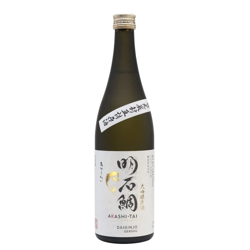 Akashi Tai Daiginjo Genshu Sake - 72cl Yamada Nishiki Rice