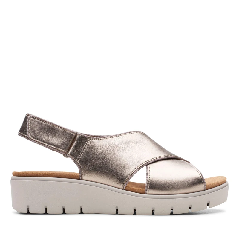 Clarks Un Karely Sun, Women’s Flip Flop, Gold (Gold Metallic -), 8 UK (42 EU)