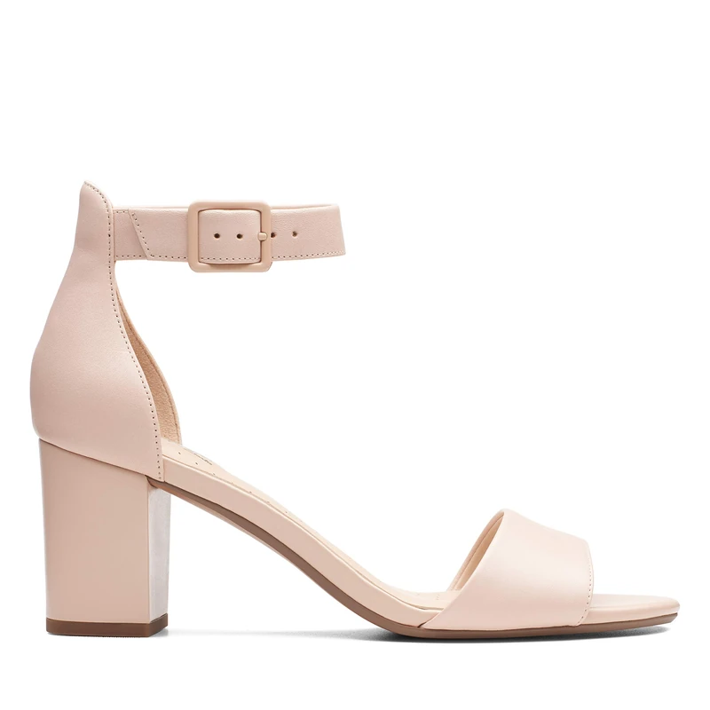 Clarks Deva Mae, Women’s Ankle-Strap, Beige (Blush Lether), 6 UK (39.5 EU)