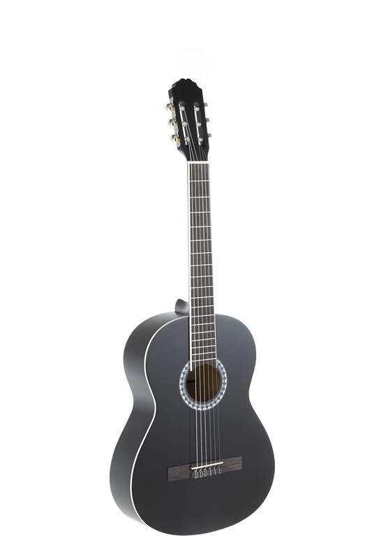 GEWA classical guitar, Basic guitar, basswood body, pakkawood fingerboard, chrome-plated machine heads, 3/4 black