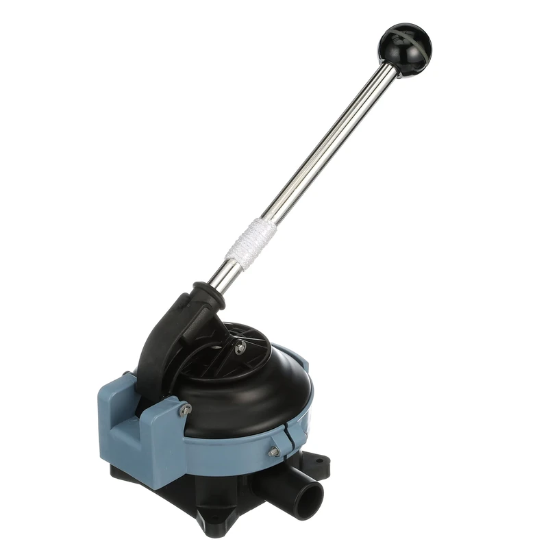 Whale BP4402 Gusher Titan Manual Bilge Pump, On-Deck, up to 28 GPM Flow Rate, 1 ½-Inch Hose Connections, for Boats Over 40 Feet, Black/Blue, One Size