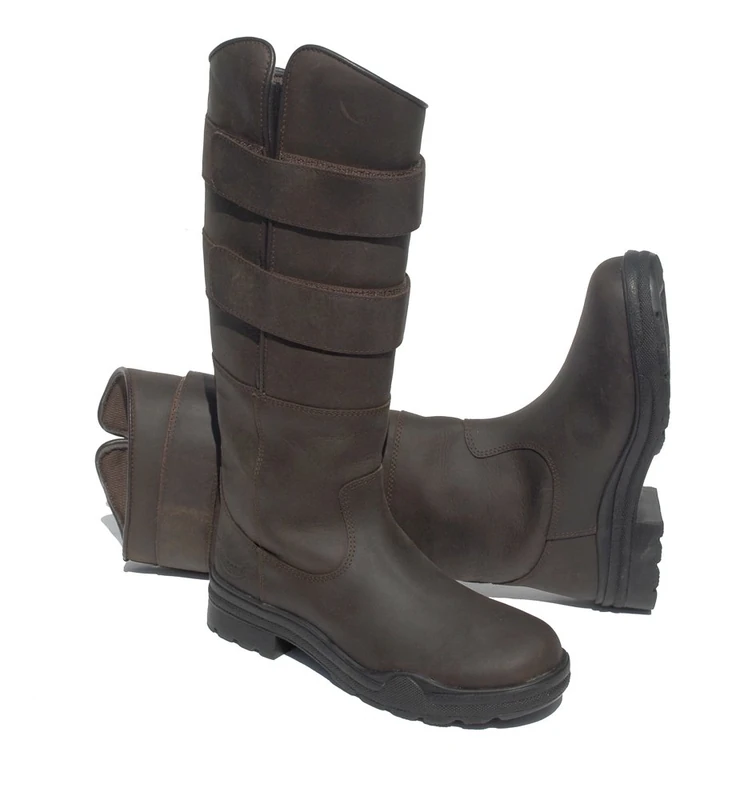 Rhinegold Childrens Elite Colorado Boot-5-Brown