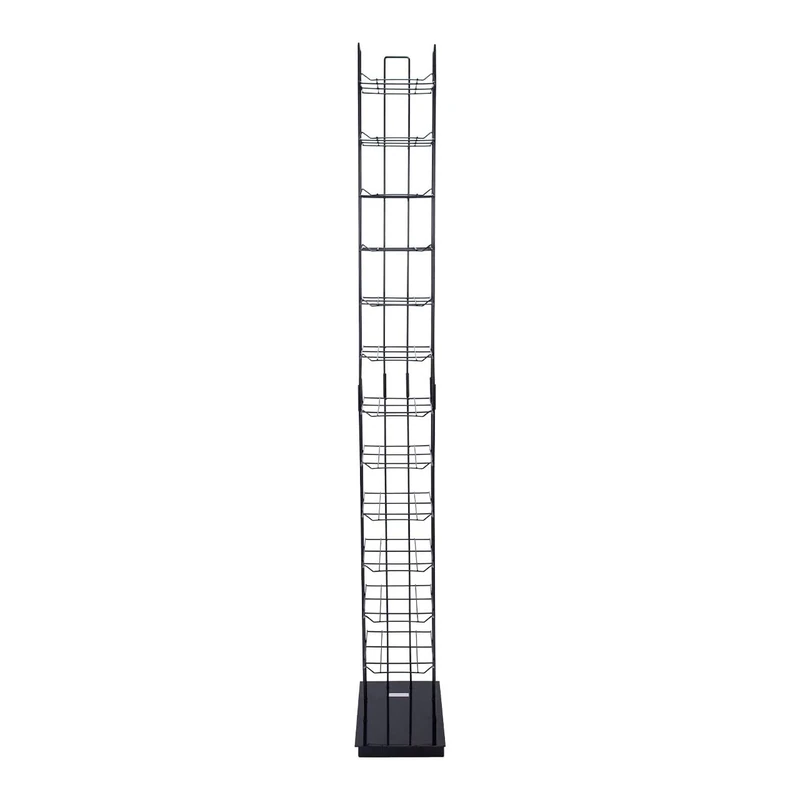 SSWBasics Black Floor Standing Cap and Hat Display Rack