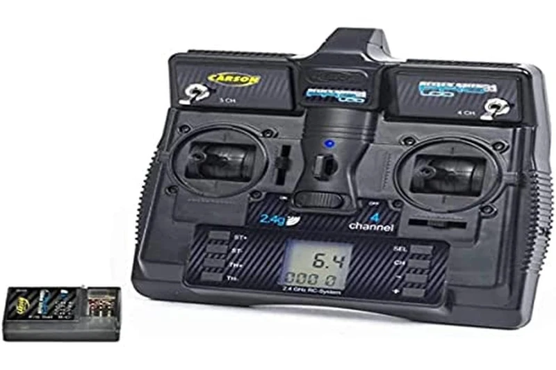 Carson 500500085 - FS Reflex Stick Pro 3.1 2.4G LCD 4 Channel, Model Making, Accessories, Remote Control, Receiver