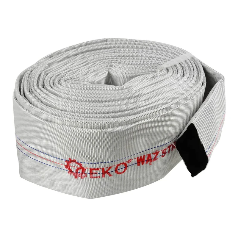 Geko G70027 Fire Hose 3" 20 m Without Couplings, White