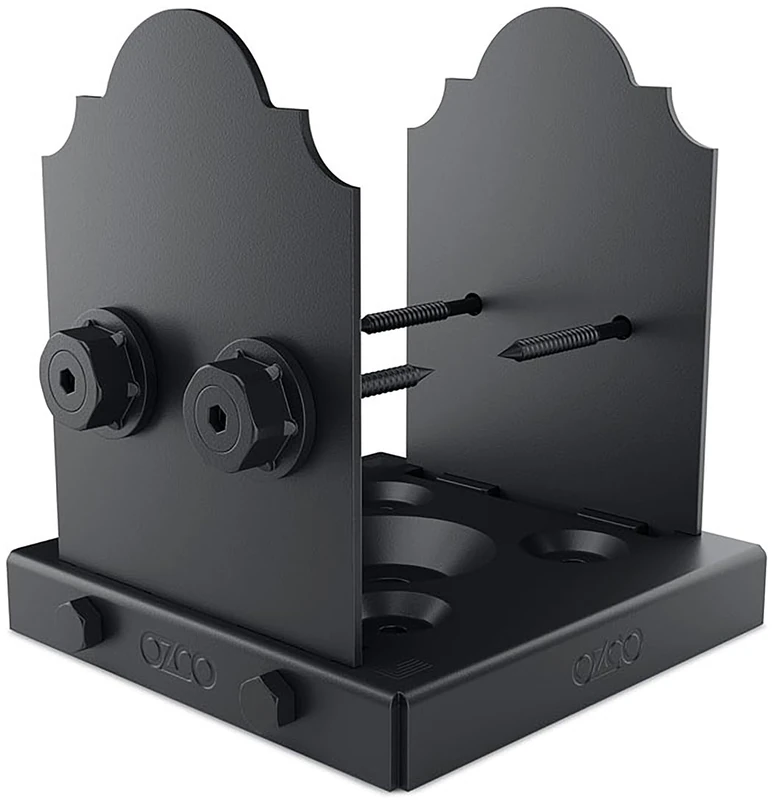 Ozco Building Products 54208 Laredo Sunset Lite 6x6 Post Base, (1 per Pack)