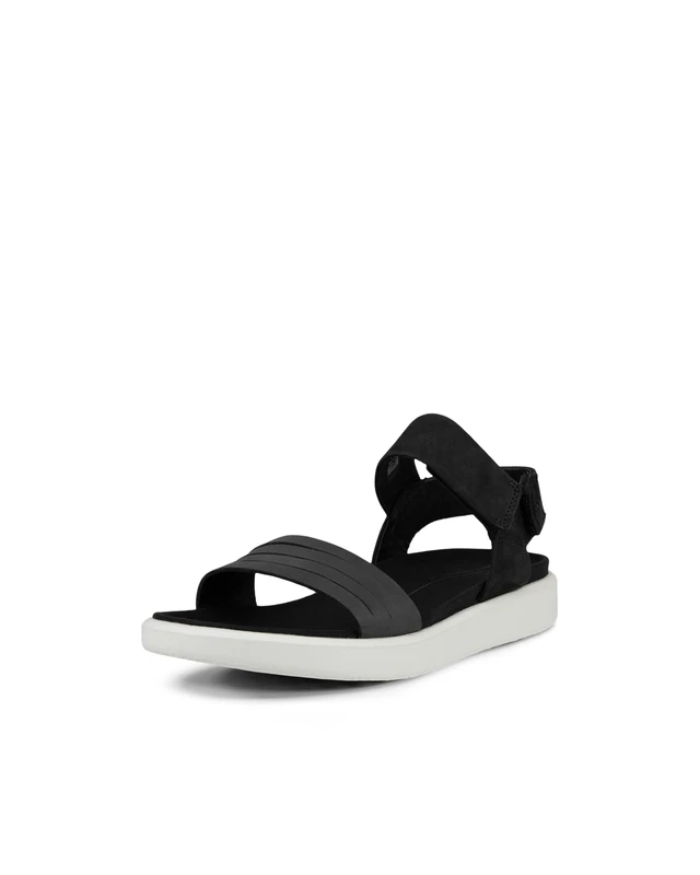 ECCO Womens Flowt W Ankle Strap Sandals, Black, 7.5 UK - Image 1