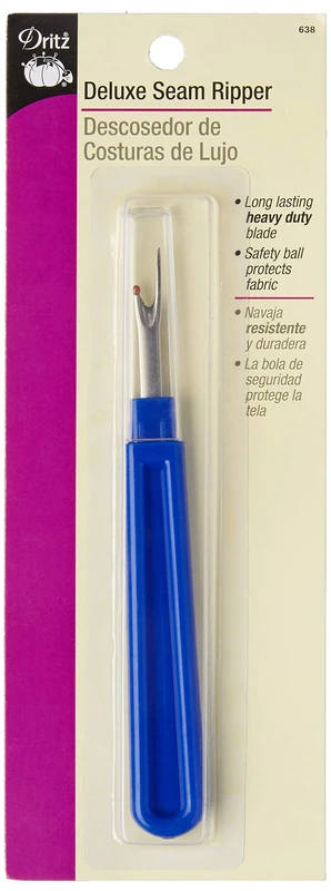 Dritz Deluxe Seam Ripper, Blue, 100-pack - Image 1