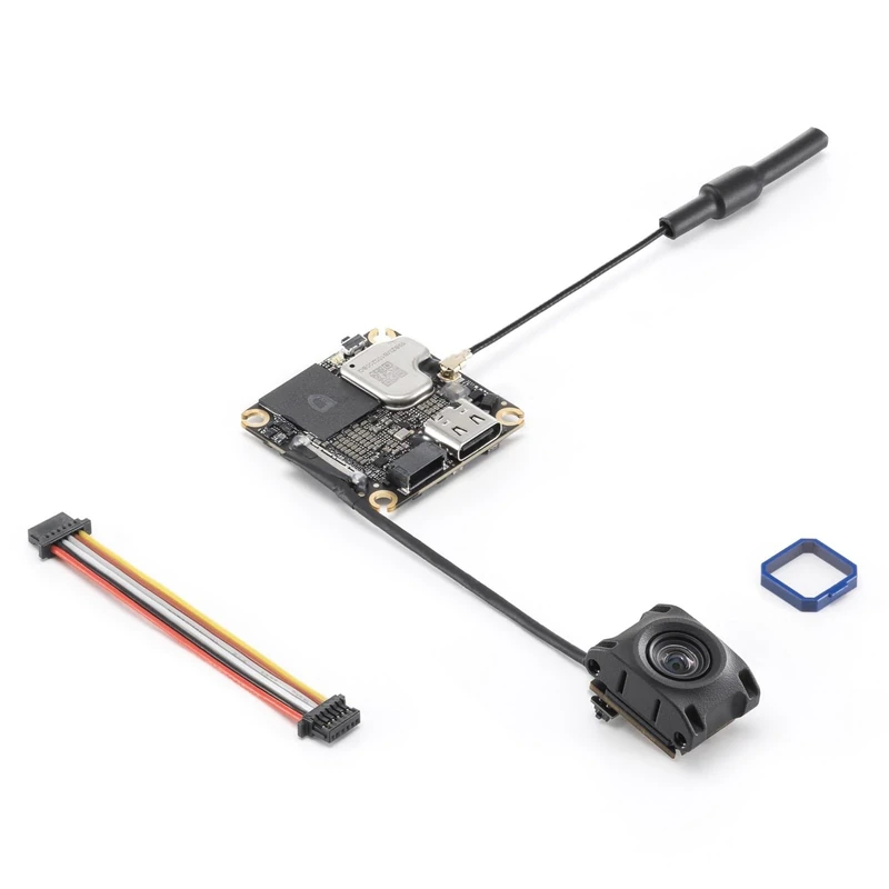 DJI O4 Air Unit, Digital Transmission System, 20ms Low Latency, 10km Max Range, 4K/60fps Video Recording, 1080p/100fps Live View, 8.2g Lightweight Body, 1/2-inch CMOS Sensor