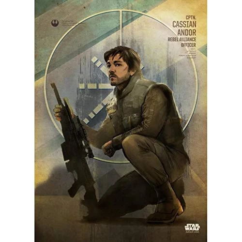Gamesland Rogue One Key Forces – Magnetic Metal Poster 45 x 32 cm – Cassian Andor