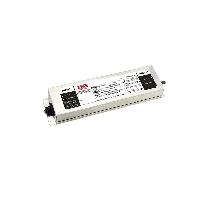 Mean Well ELG-200-24DA-3Y AC-DC Single Output LED Driver w/PFC, 3 Wire Input