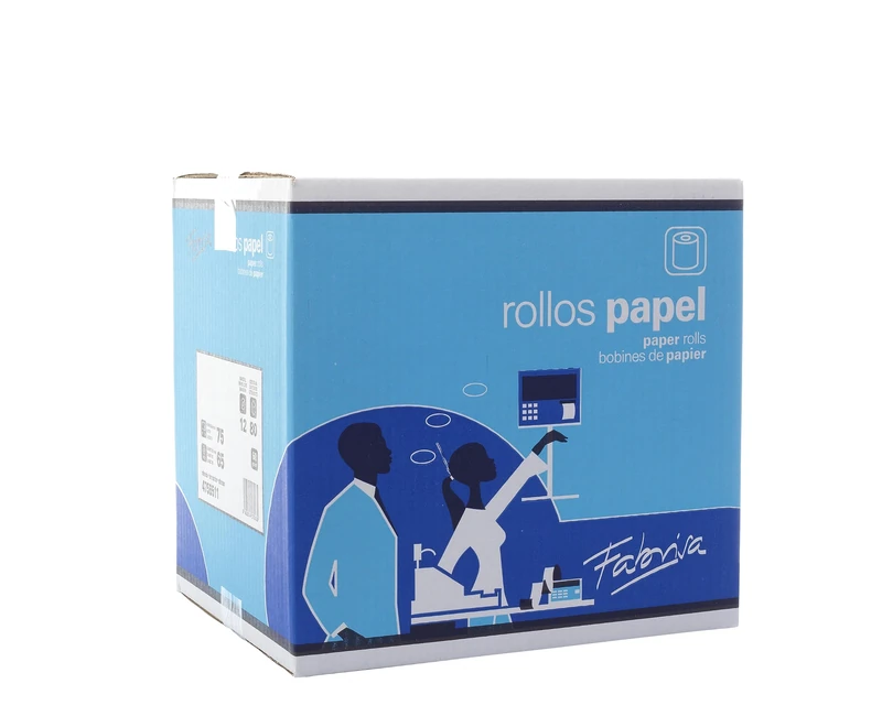 9 Rolls of Autocopy Rolls 75 x 65 x 12 (2 Copies)
