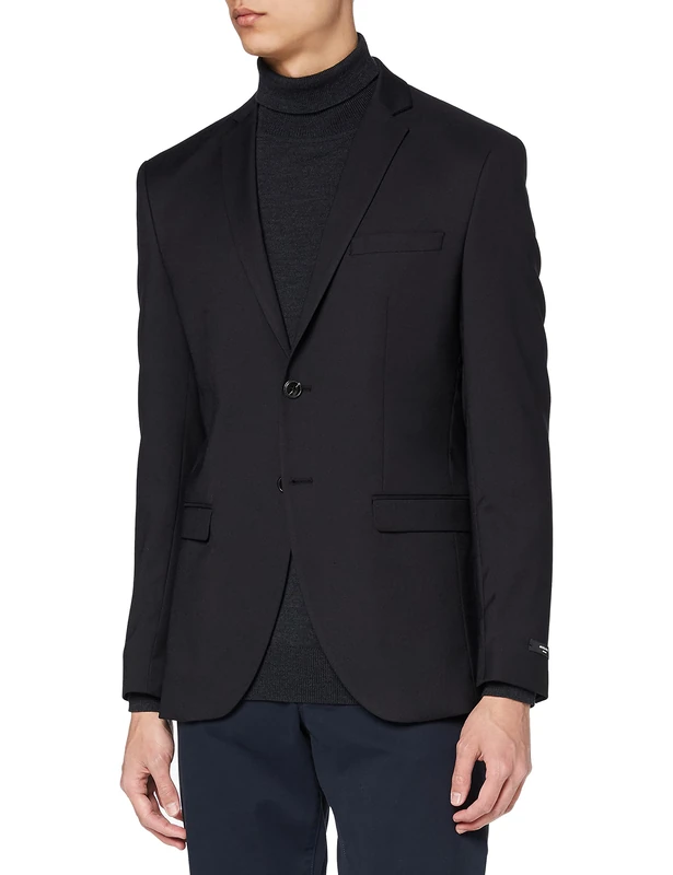 JACK & JONES Mens Jprsolaris Blazer Noos Suit, Black (Black Black, 46 UK