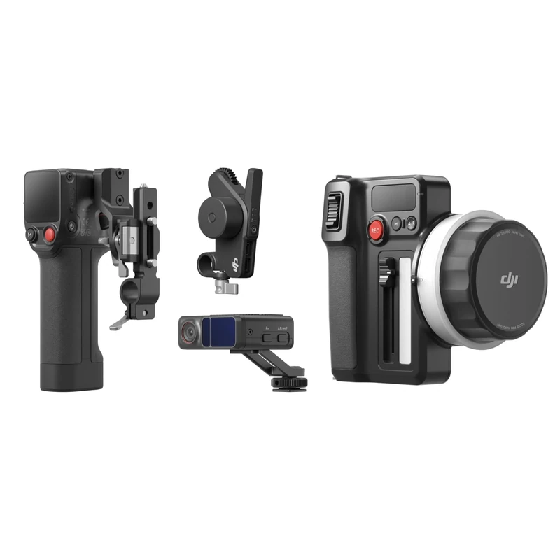 DJI Focus Pro All-In-One Combo, AMF Lens Control System, 20-Meter Subject Focusing, 76,800 LiDAR Ranging Points, AI Recognition, FIZ Lens Control, DJI PRO Ecosystem, Additionally Includes Hand Unit