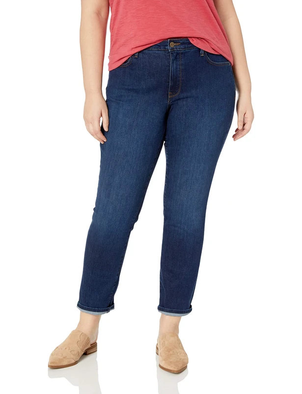 NYDJ Women's Plus Size Sheri Slim Jeans, Cooper, 14W 30