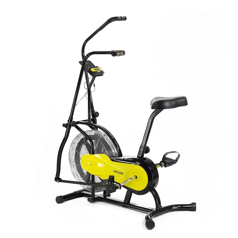 HMS Exercise Bike Indoor Aerodynamic Design Air Resistance Black - Image 1