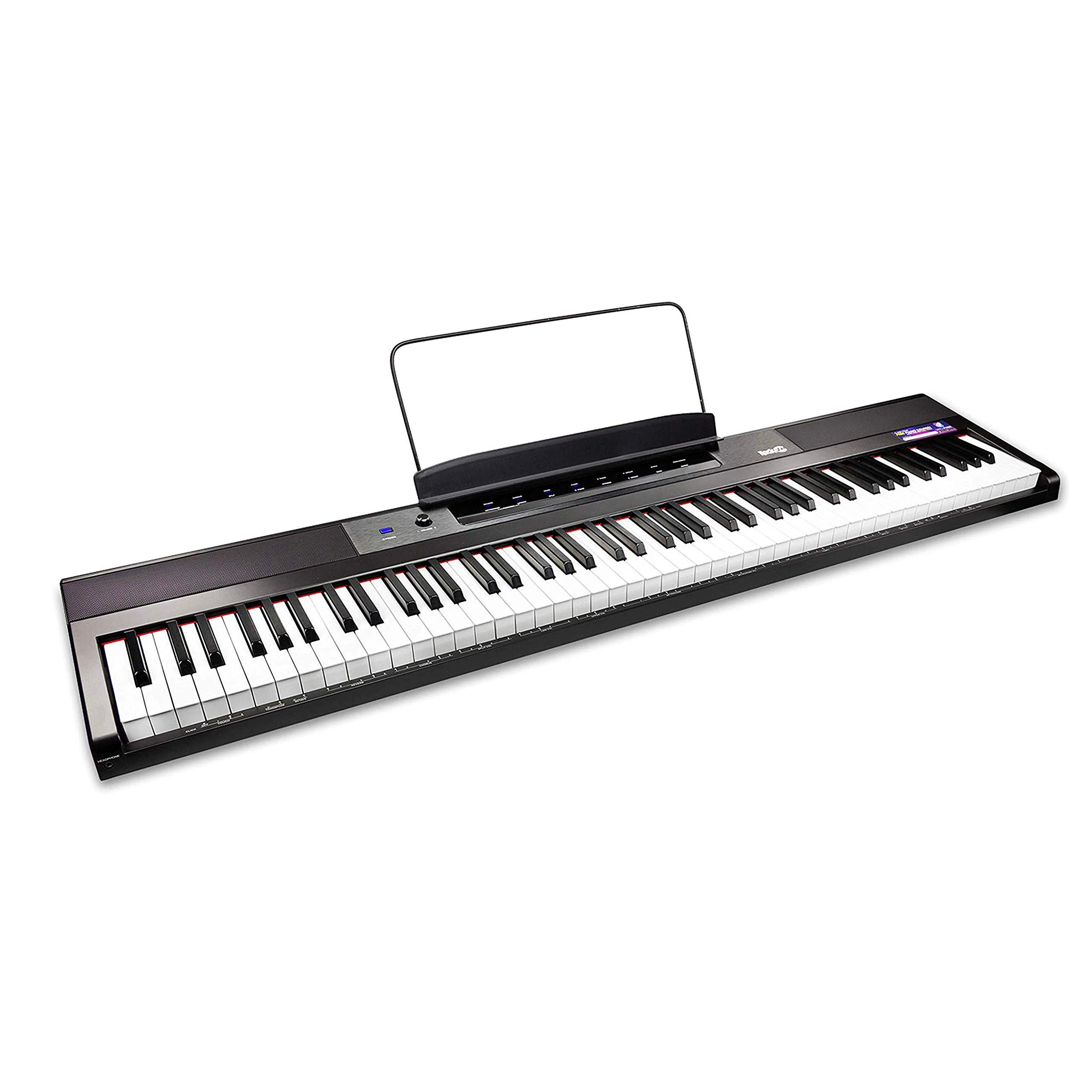 RockJam 88 Key Digital Piano with Semi-Weighted Keys