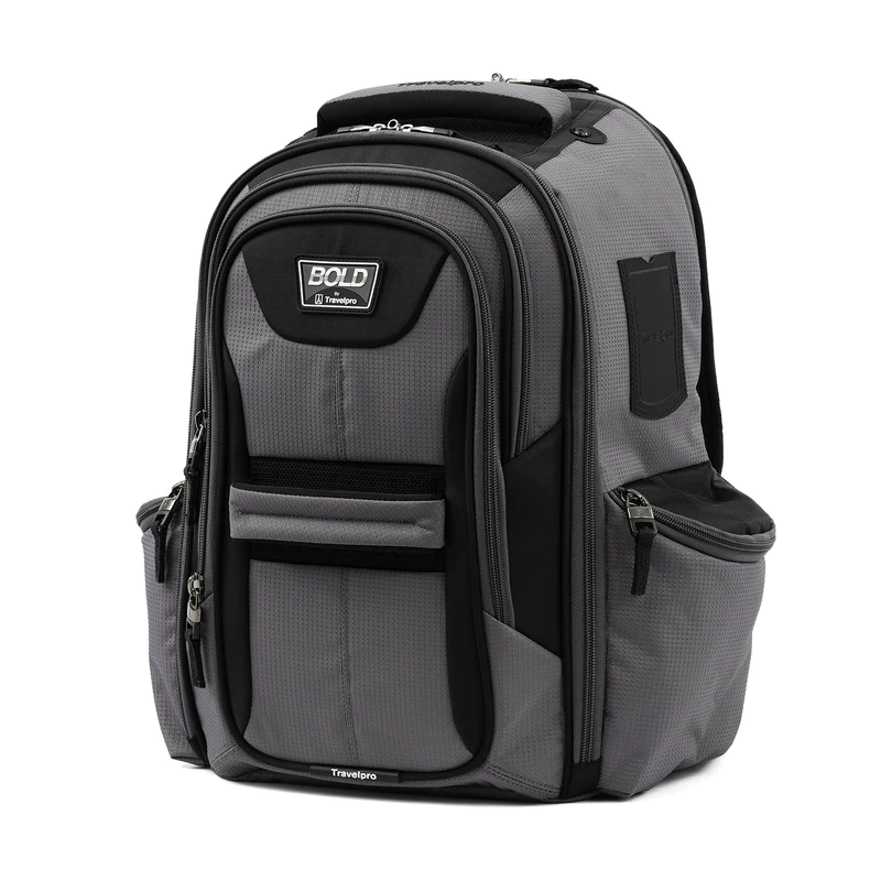 Travelpro Bold Computer Backpack, Grey/Black, One Size, Bold - Lightweight Laptop Backpack