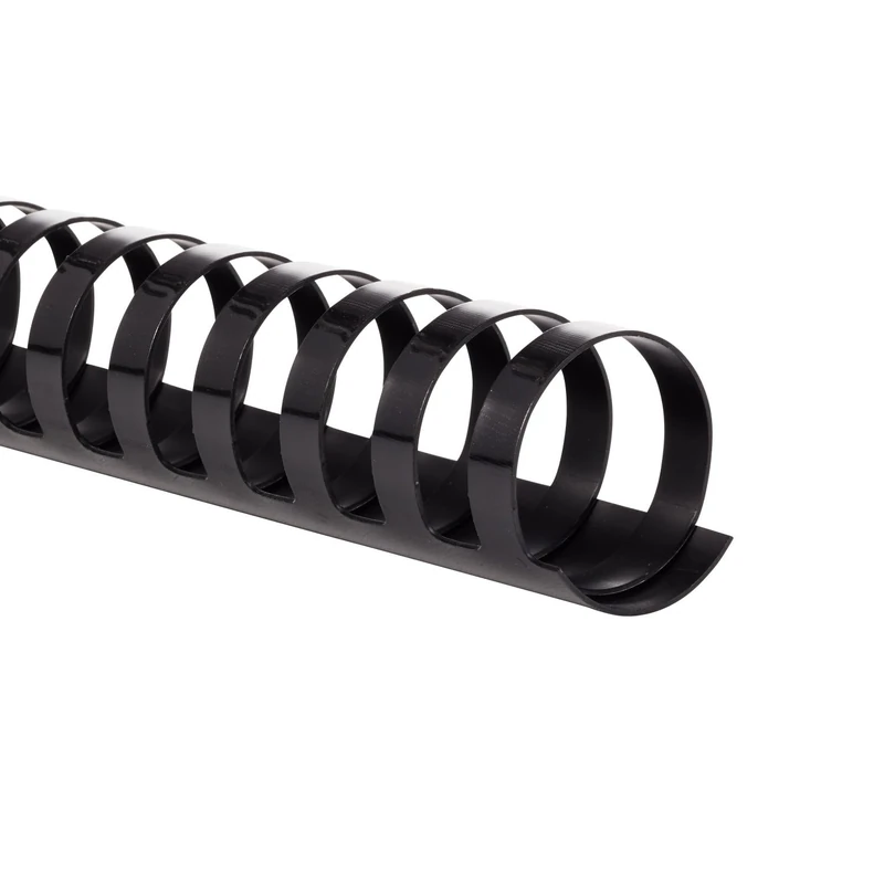 Mead CombBind Binding Spines/Spirals/Coils/Combs, 1", 200 Sheet Capacity, Black, 125 Pack (4000137)