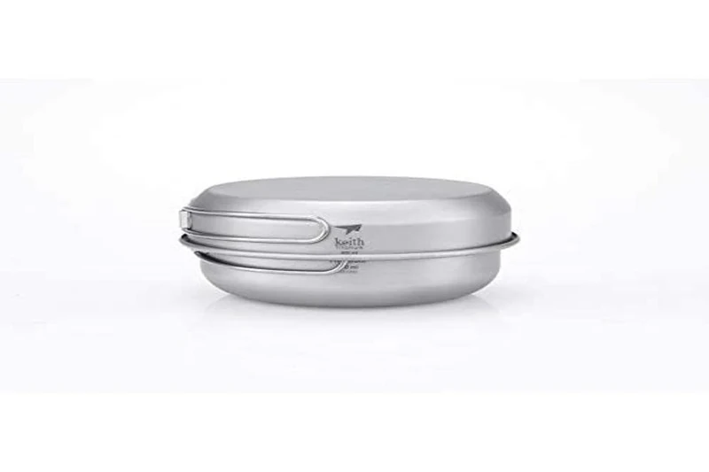 Keith Ti6053 Titanium Pot and Pan Set - Image 1