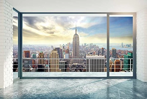 Scenolia Decorative Wallpaper Poster New York at Home 3 x 2.70 m XXL HD - Image 1