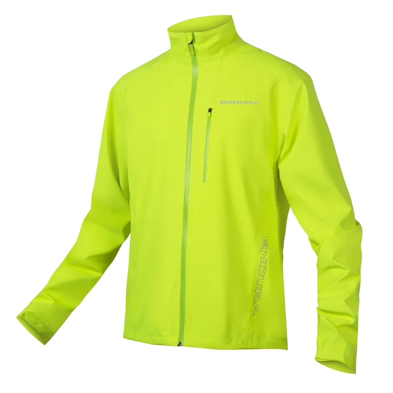 Endura Hummvee Waterproof Cycling Jacket | MTB Jacket | Zip Pockets | Breathable | Ventilated | Durable Jacket, Yellow, XL