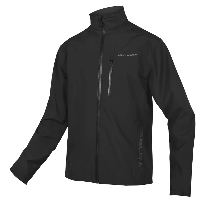 Endura Hummvee Waterproof Cycling Jacket | MTB Jacket | Zip Pockets | Breathable | Ventilated | Durable Jacket, Black, S