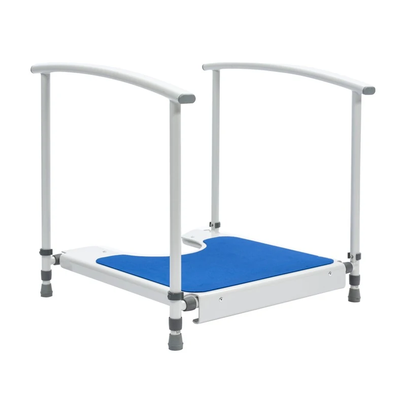 NRS Healthcare Nuvo Petite Childrens Toilet Platform With Handrails - Height Adjustable